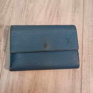 Louis Vuitton Epi Blue Wallet
